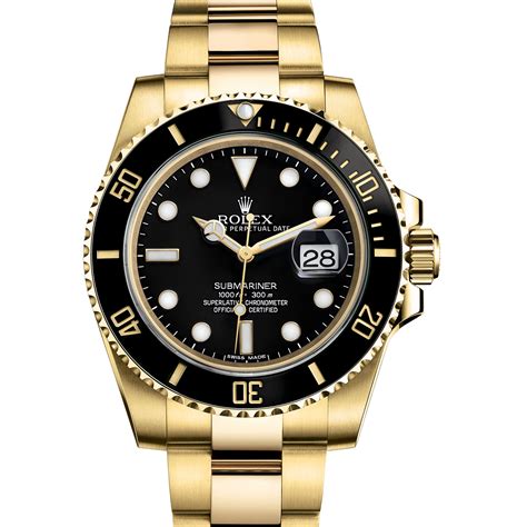 rolex black gold submariner